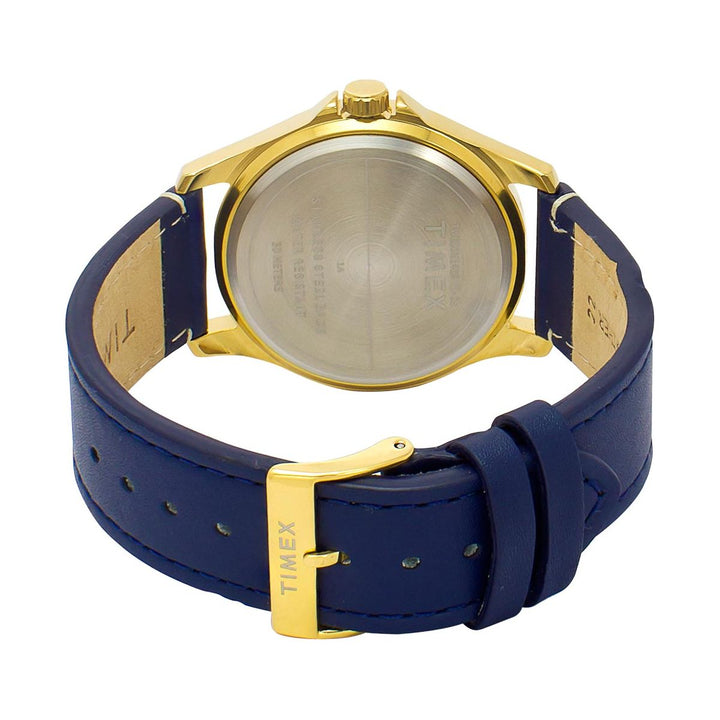 TIMEX Men Blue Round Dial Analog Watch - TW000X140