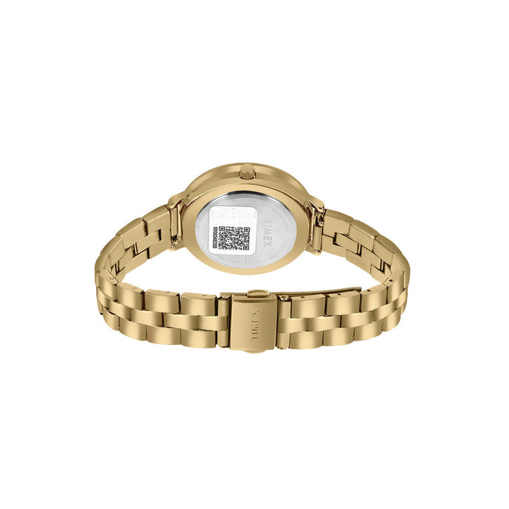 Timex Multifunction Analog Mother Of Pearl White Dial Women Watch - TW000Z502