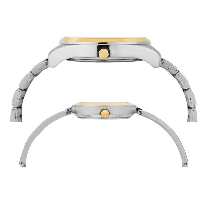 Timex Pairs Silver Round Analog Dial Watch- TW00PR308