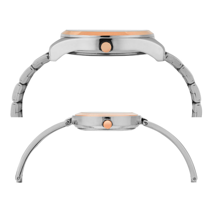 Timex Pairs Blue Round Analog Dial Watch- TW00PR309