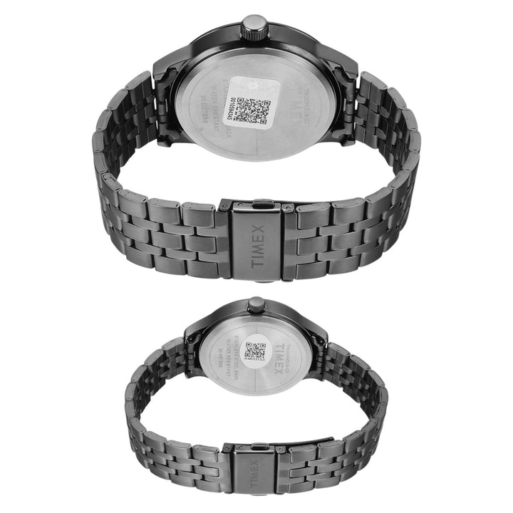 Timex TW00PR318 Green Dial Couple Watch
