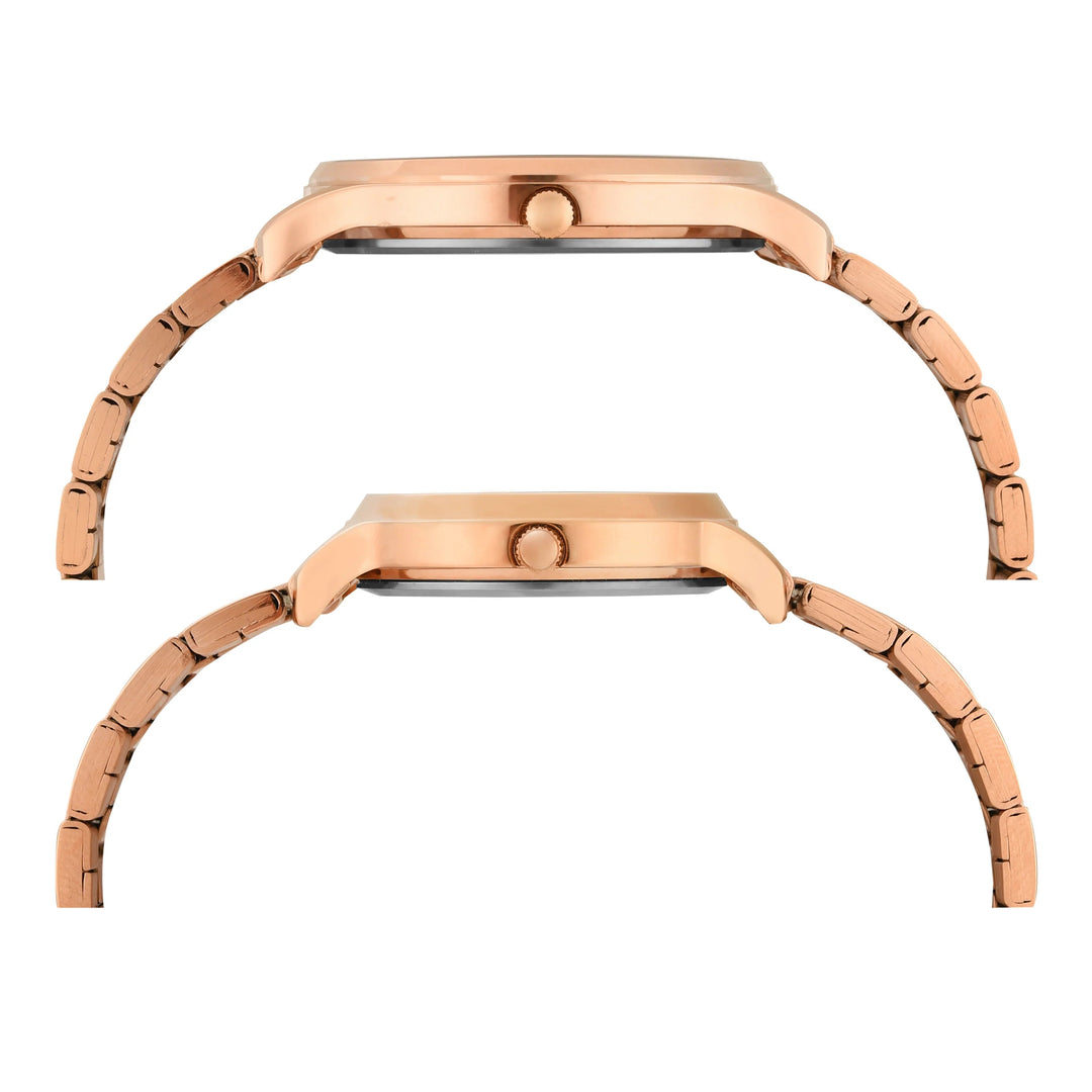 TIMEX Pairs Blue Round Dial Analog Watch - TW00PR322