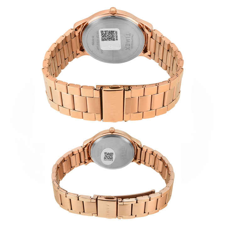 TIMEX Pairs Blue Round Dial Analog Watch - TW00PR322