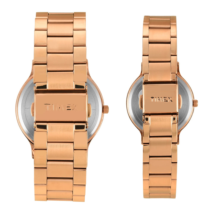 TIMEX Pairs Blue Round Dial Analog Watch - TW00PR322