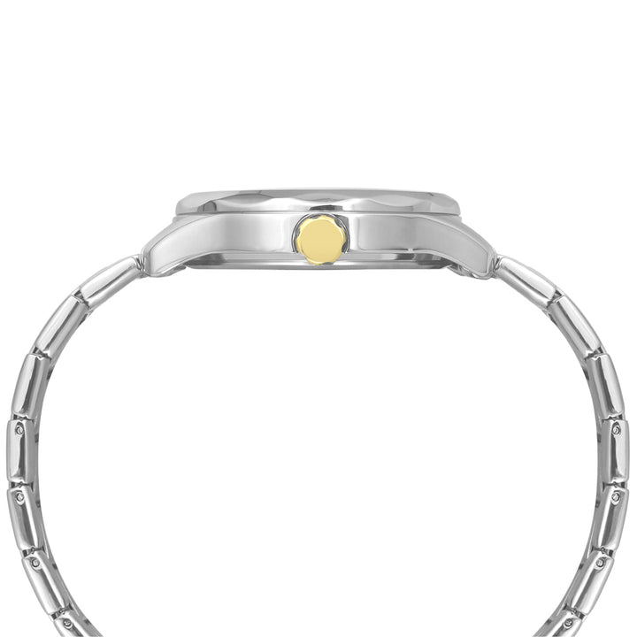 Timex Men Multifunction White Round Brass Dial Watch- TW0TG7616