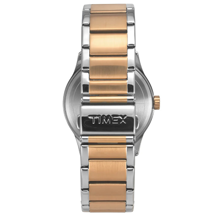 Timex Men Multifunction Black Round Brass Dial Watch - TW0TG7617