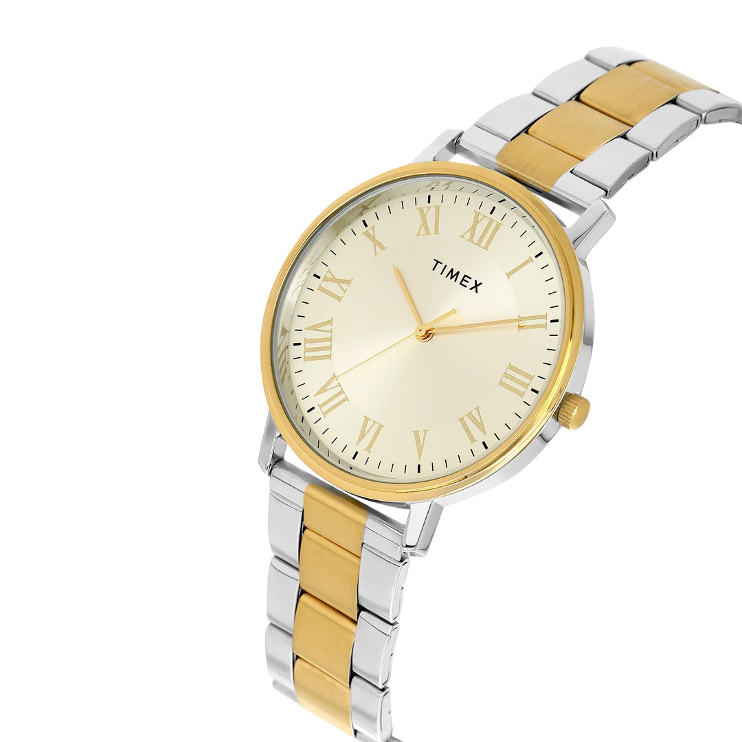 Timex Roman Champ Dial St Steel Bracelet Men's Watch TW0TG8025