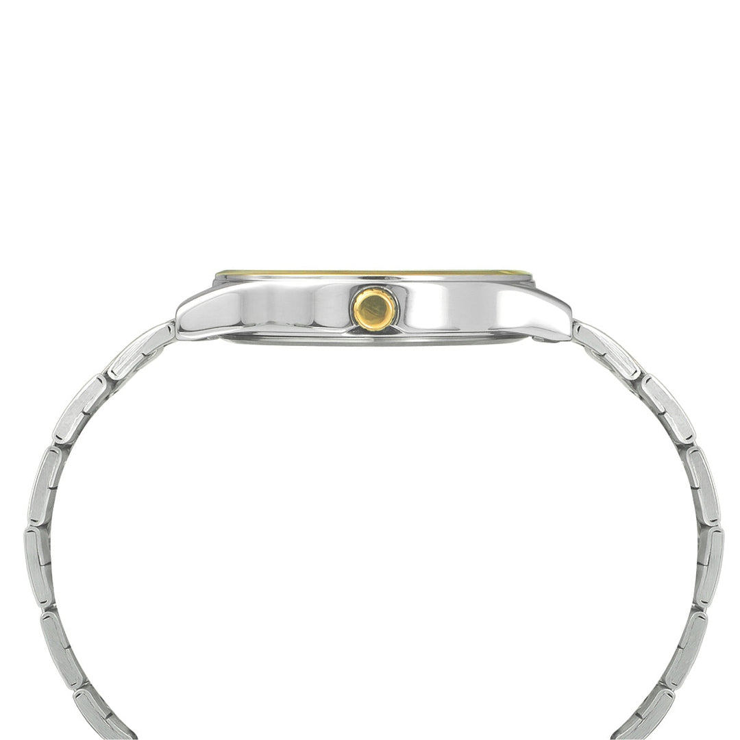 Timex Men Analog Black Round Brass Dial Watch- TW0TG8307