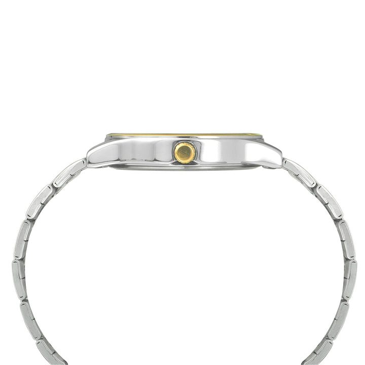 Timex Men Analog Black Round Brass Dial Watch- TW0TG8307