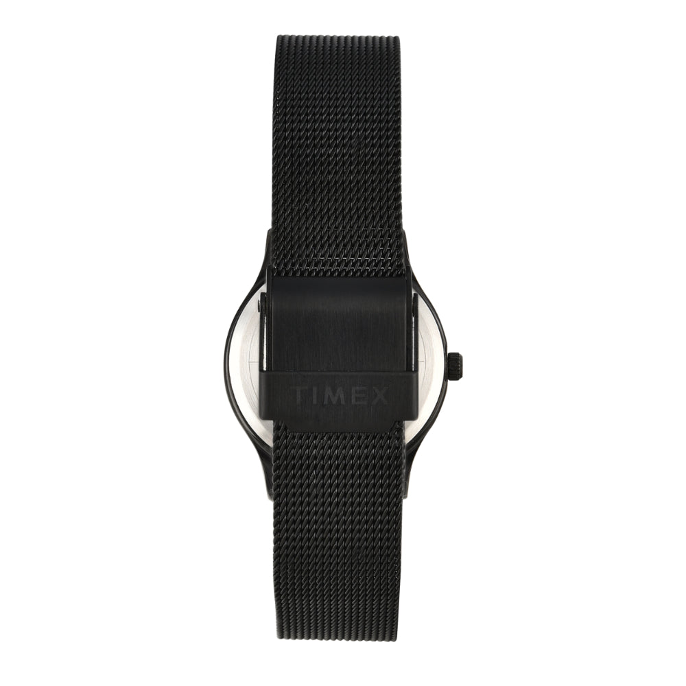 Timex Women Black Round Analog Dial Watch- TW0TL8716