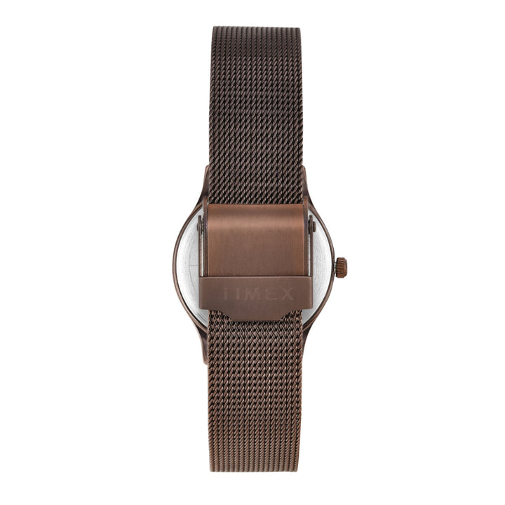 Timex Women Brown Round Analog Dial Watch- TW0TL8718