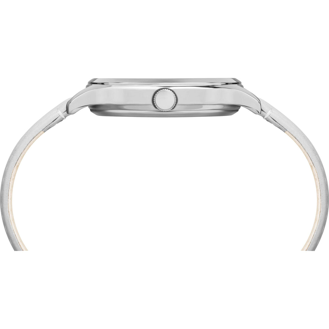 TIMEX Crystal Women White Round Dial Analog Watch - TW2R66800UJ