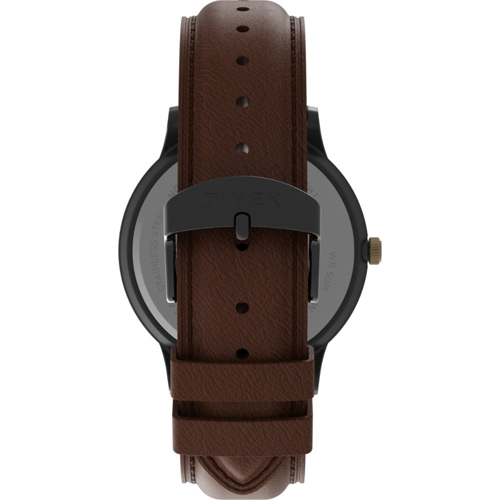 Timex Men Blue Analog Round Stainless Steel Dial Watch - TW2U88500UJ