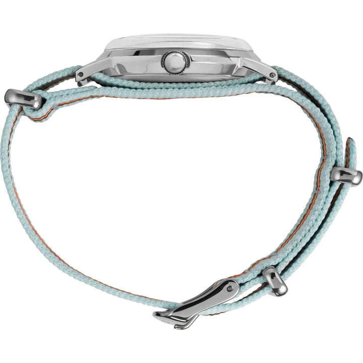 TIMEX Marlin® Hand-Wound California Dial 34mm Fabric Strap Watch TW2U96600U9