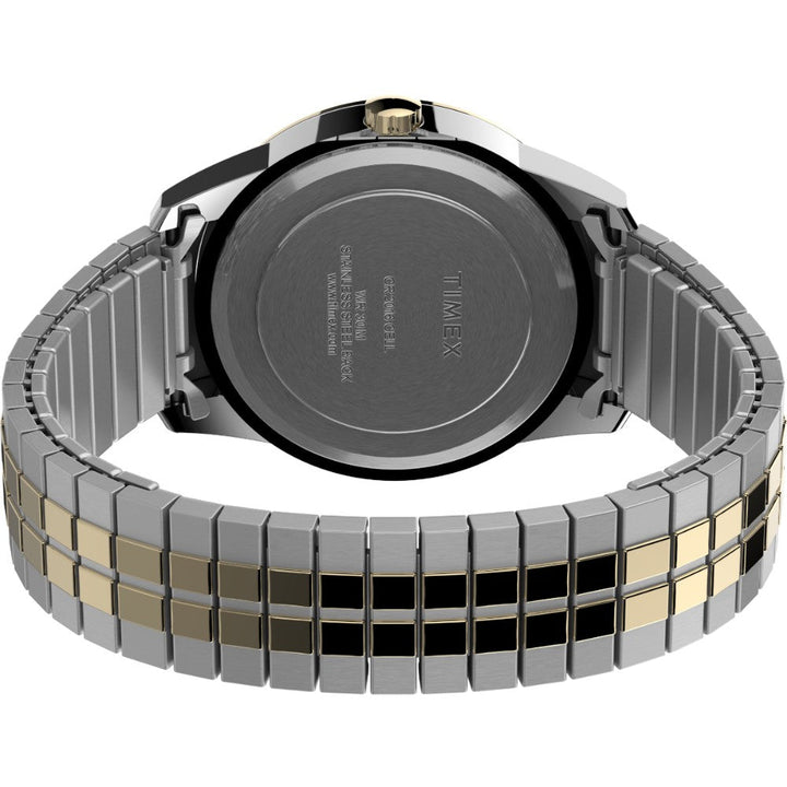 Timex Men Gold-Tone Analog Round Brass Dial Watch - TW2V04600AP