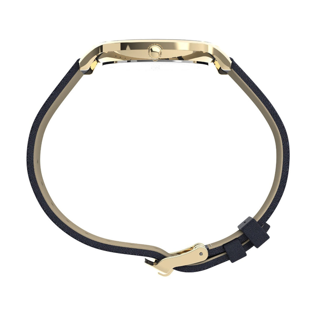 Timex Trend Women White Round Brass Dial Analog Watch -TW2V04900AP