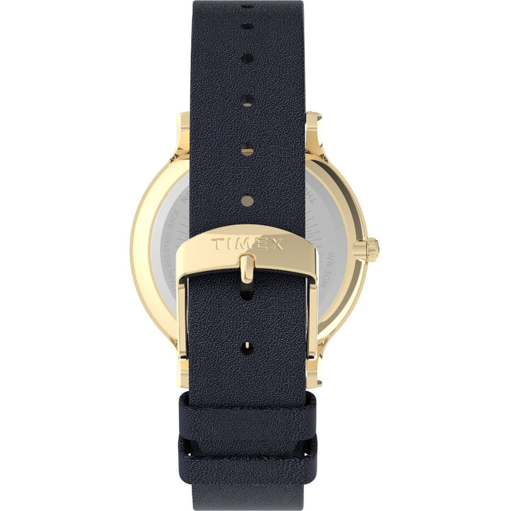 Timex Trend Women White Round Brass Dial Analog Watch -TW2V04900AP