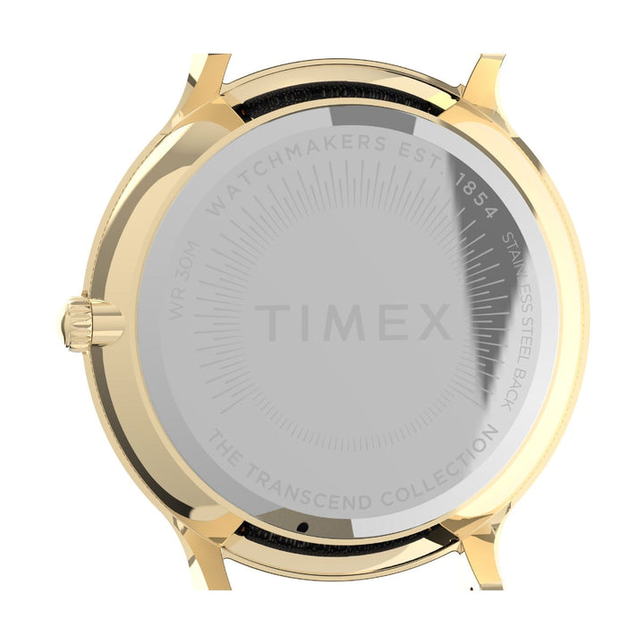Timex Trend Women White Round Brass Dial Analog Watch -TW2V04900AP