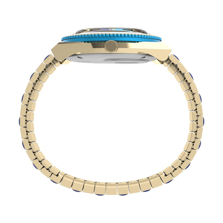 Timex Women Blue Round Stainless Steel Dial Analog Watch-TW2V38500UJ