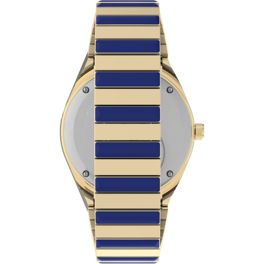 Timex Women Blue Round Stainless Steel Dial Analog Watch-TW2V38500UJ