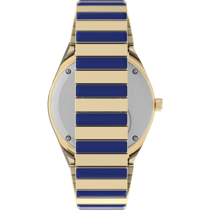 Timex Women Blue Round Stainless Steel Dial Analog Watch-TW2V38500UJ