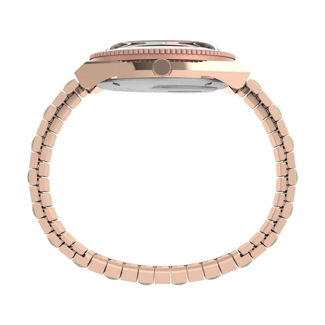 Timex Women Green Round Stainless Steel Dial Analog Watch-TW2V38700UJ