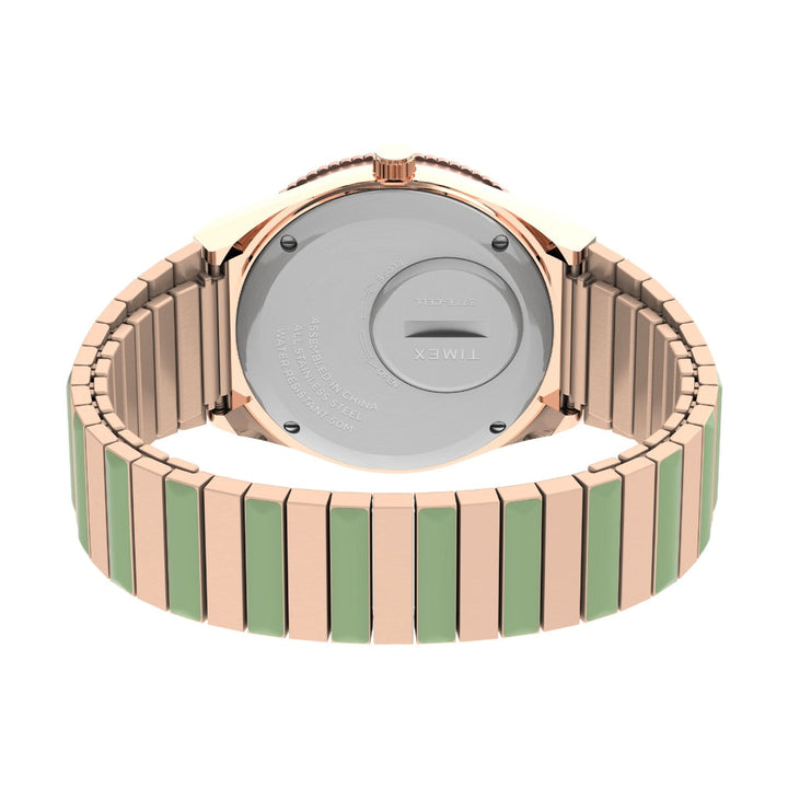 Timex Women Green Round Stainless Steel Dial Analog Watch-TW2V38700UJ