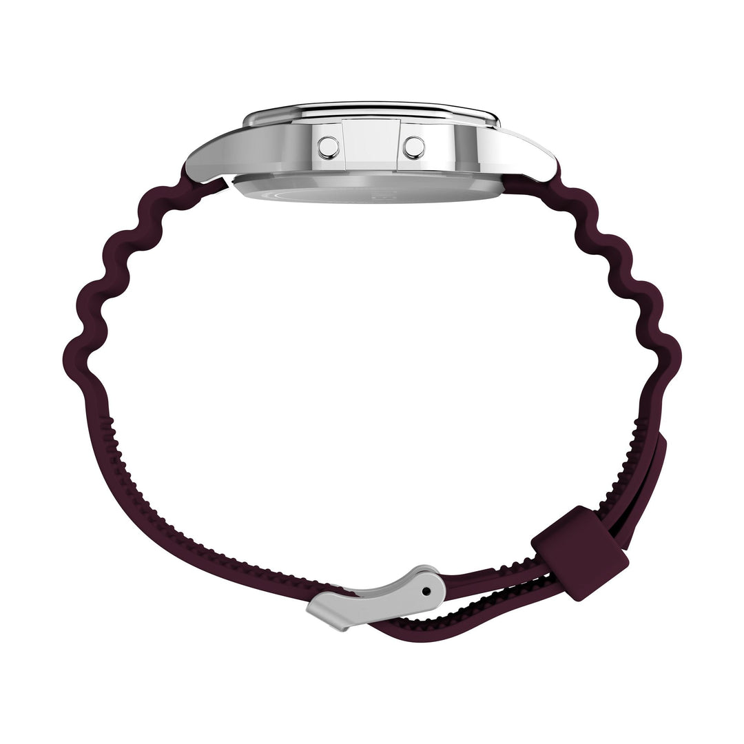 TIMEX T80 Unisex Green Square Dial Digital Watch - TW2V41300X8