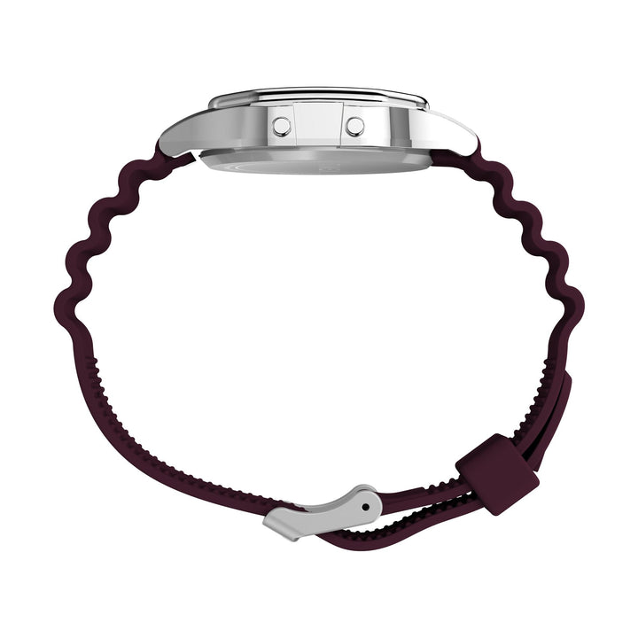 TIMEX T80 Unisex Green Square Dial Digital Watch - TW2V41300X8