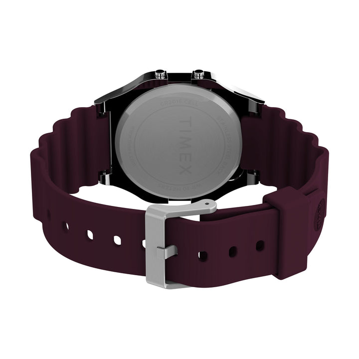 TIMEX T80 Unisex Green Square Dial Digital Watch - TW2V41300X8