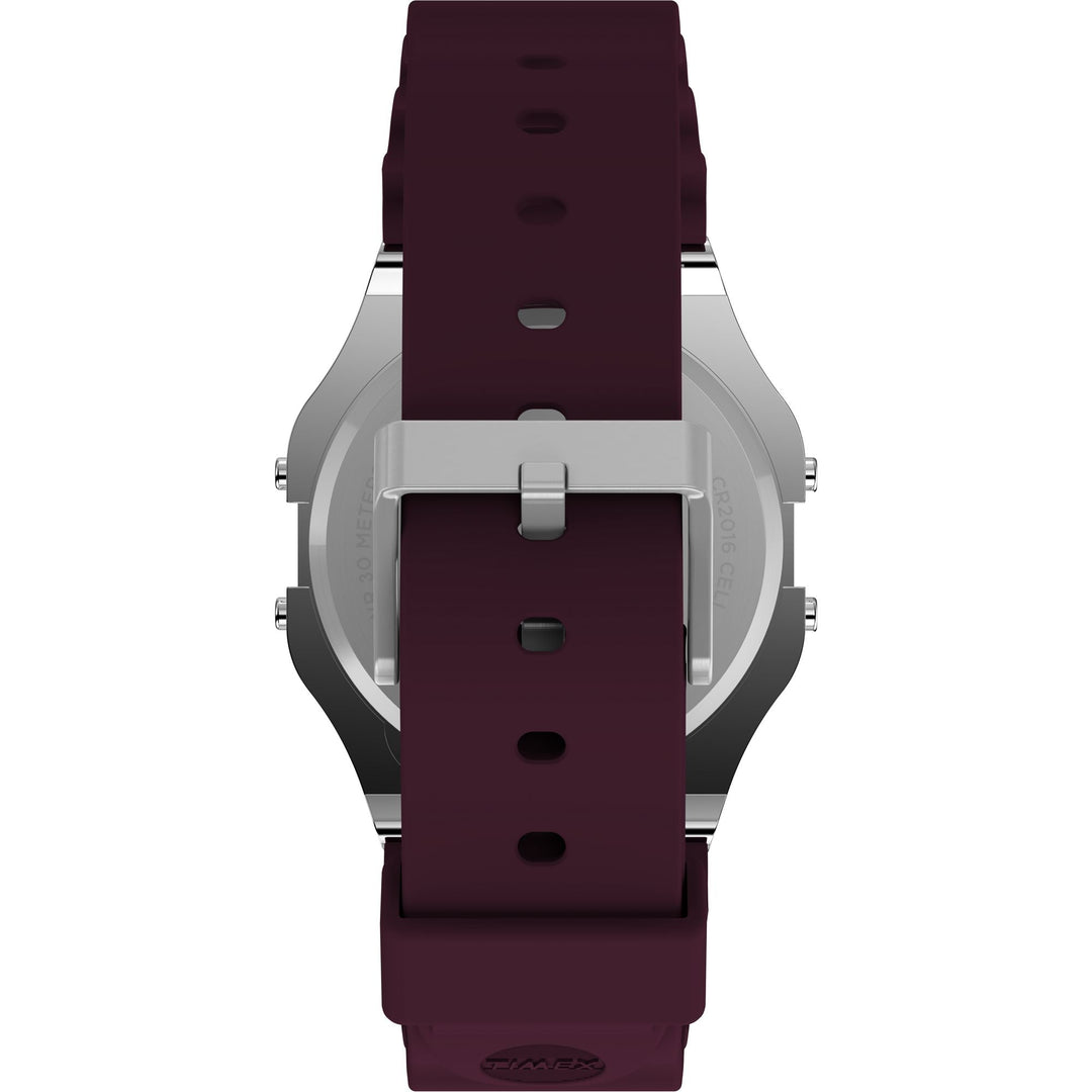 TIMEX T80 Unisex Green Square Dial Digital Watch - TW2V41300X8