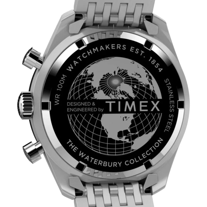 Timex Waterbury Chronograph 41mm Stainless Steel Bracelet Watch