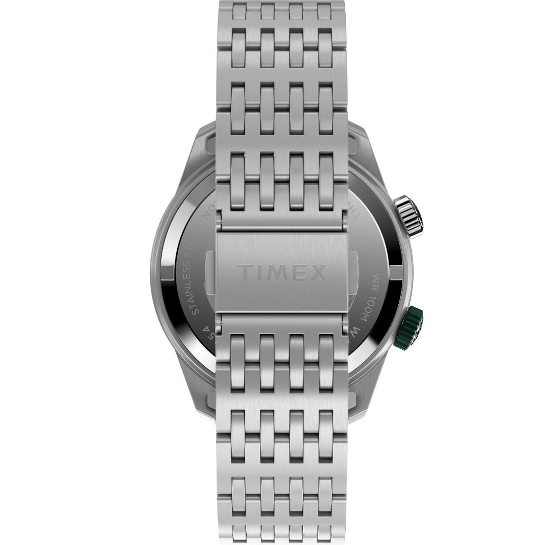 Timex Men Black Round Stainless Steel Dial Analog Watch-TW2V49700UJ