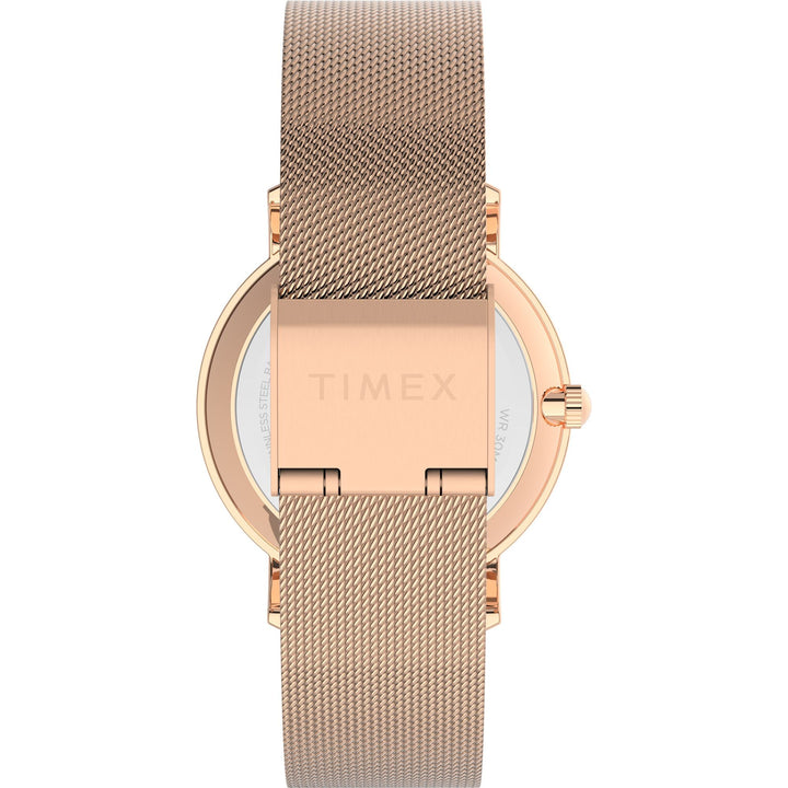 TIMEX Transcend Women Rose Gold Round Dial Analog Watch - TW2V52500UJ