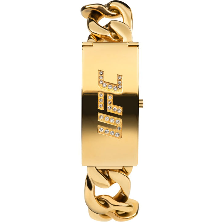 Timex Unisex Black Analog Rectangular Stainless Steel Dial Watch - TW2V55500X6