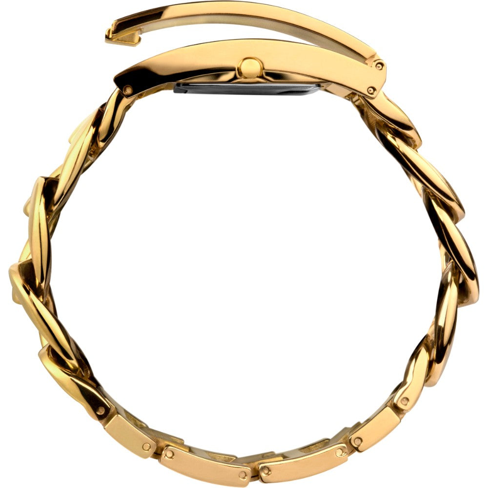 Timex Unisex Black Analog Rectangular Stainless Steel Dial Watch - TW2V55500X6