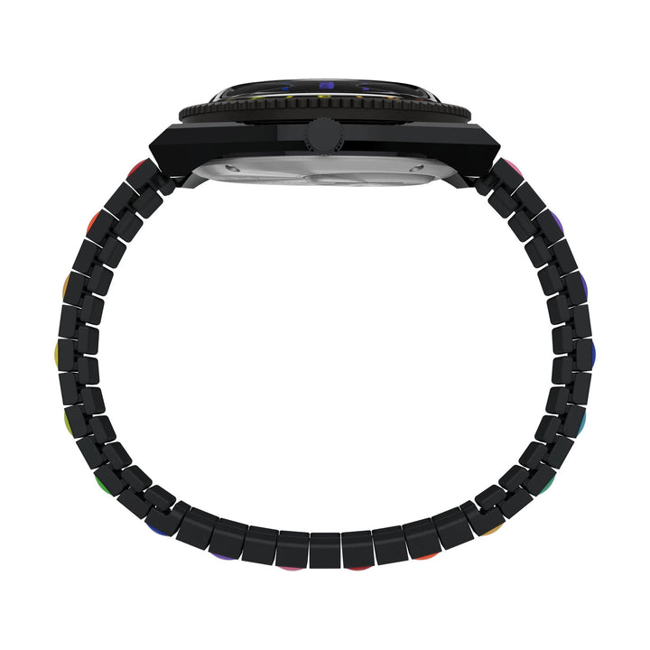 TIMEX Q Timex Women Black Round Dial Analog Watch - TW2V65900UJ