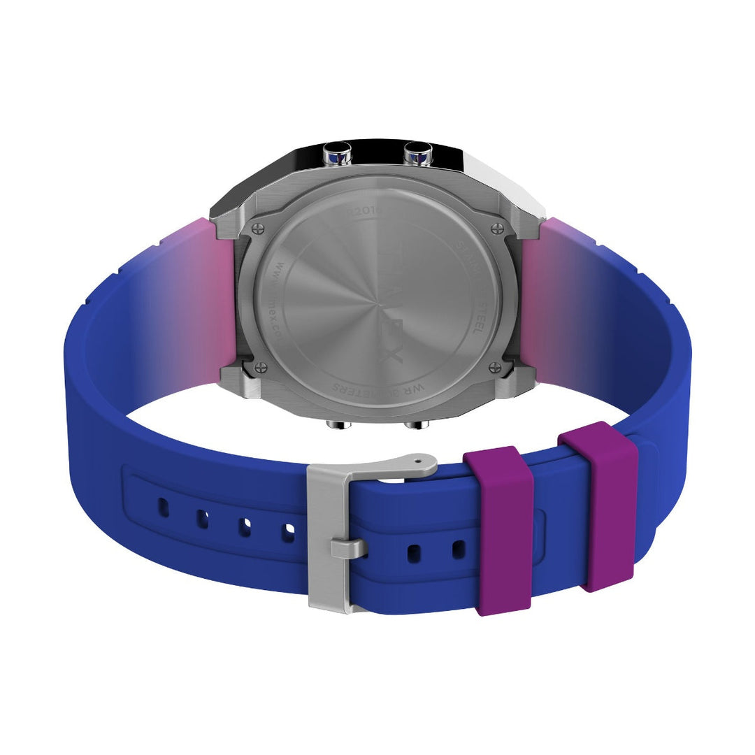 Timex T80 Steel 36mm Resin Strap Watch TW2V74600X8