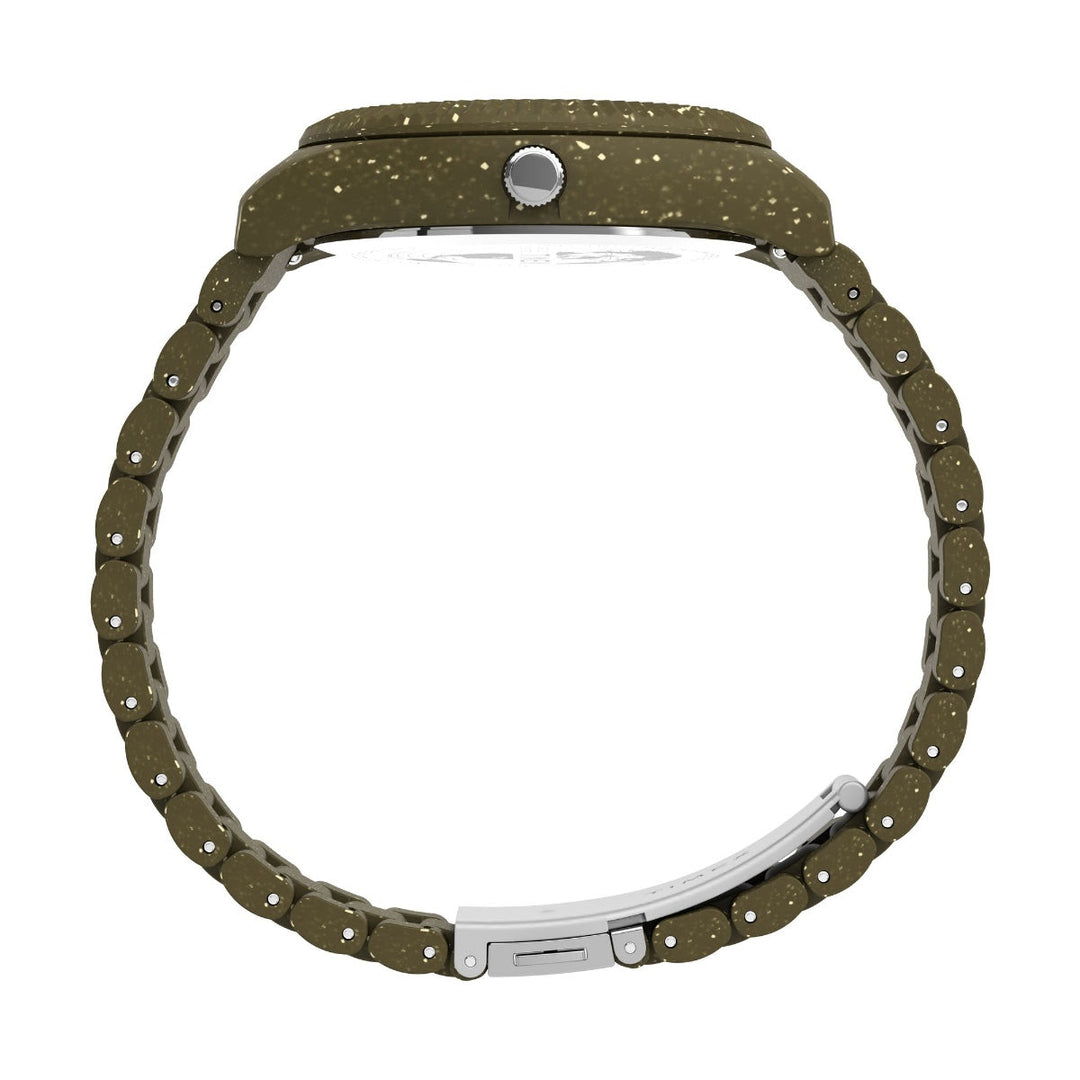 Timex Men Black Plastic Round Dial Analog Watch-TW2V77100X6