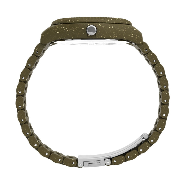 Timex Men Black Plastic Round Dial Analog Watch-TW2V77100X6