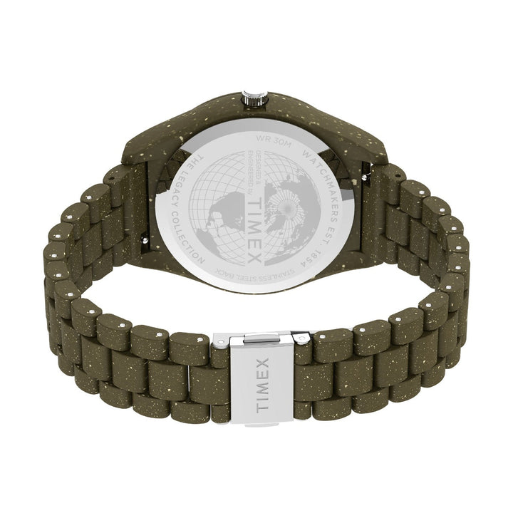 Timex Men Black Plastic Round Dial Analog Watch-TW2V77100X6