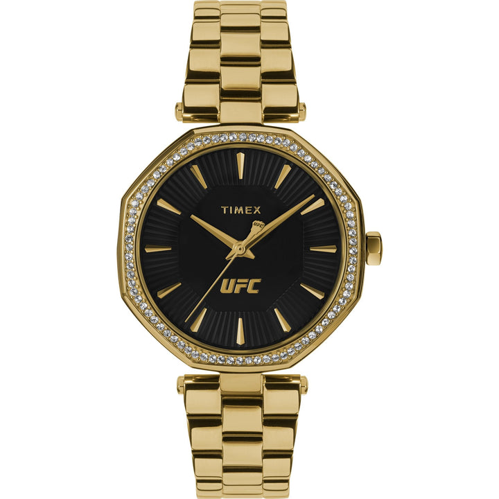 TIMEX UFC Jewel Women Black Octagonal Dial Analog Watch - TW2V83100X6
