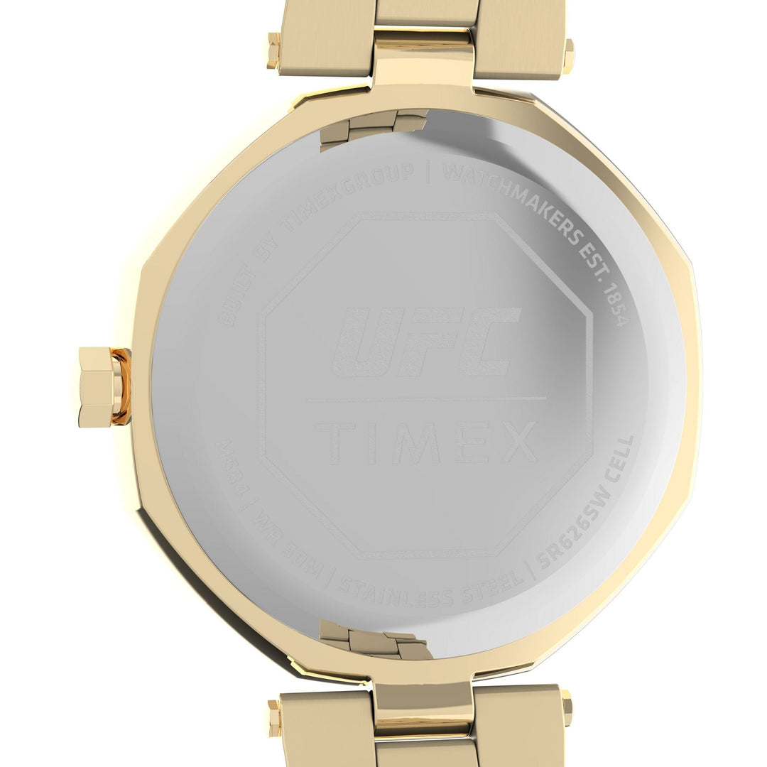 TIMEX UFC Jewel Women Black Octagonal Dial Analog Watch - TW2V83100X6