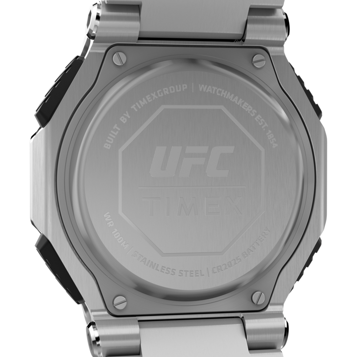 Timex UFC Colossus 45mm Stainless Steel Bracelet Watch-TW2V84700X6