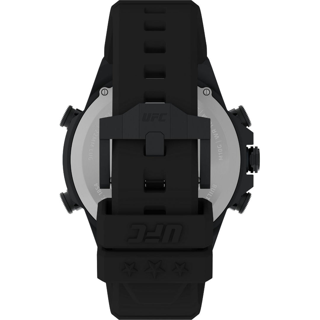 Timex Men Black Round Stainless Steel Dial Digital Watch-TW2V87000X6