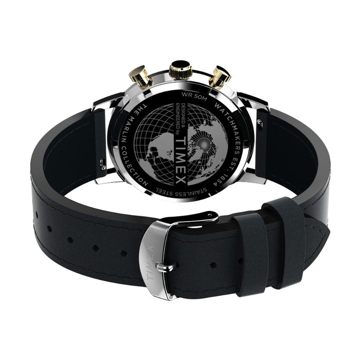 Timex Men's Beige Analog Round Stainless Steel Dial Watch TW2W10000UJ