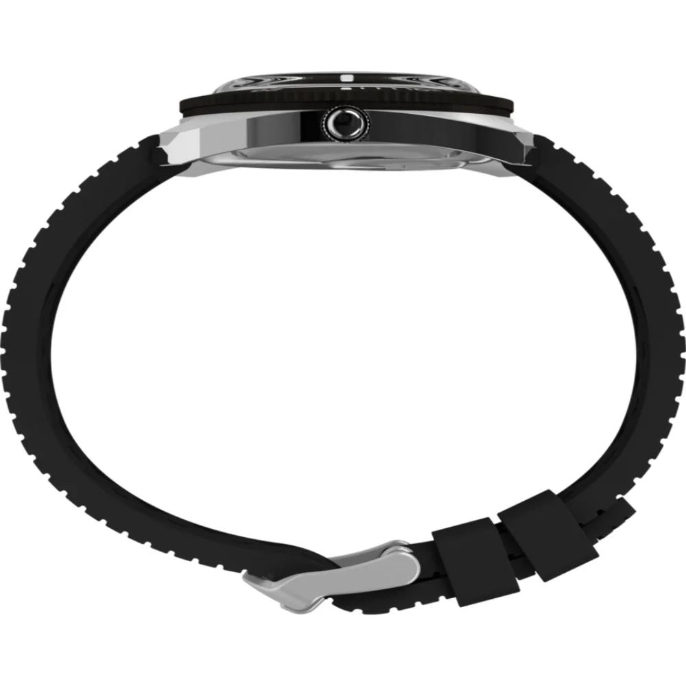 TIMEX Q Timex Reissue 1971 Velocity 36mm Synthetic Rubber Strap Watch TW2W22400U9