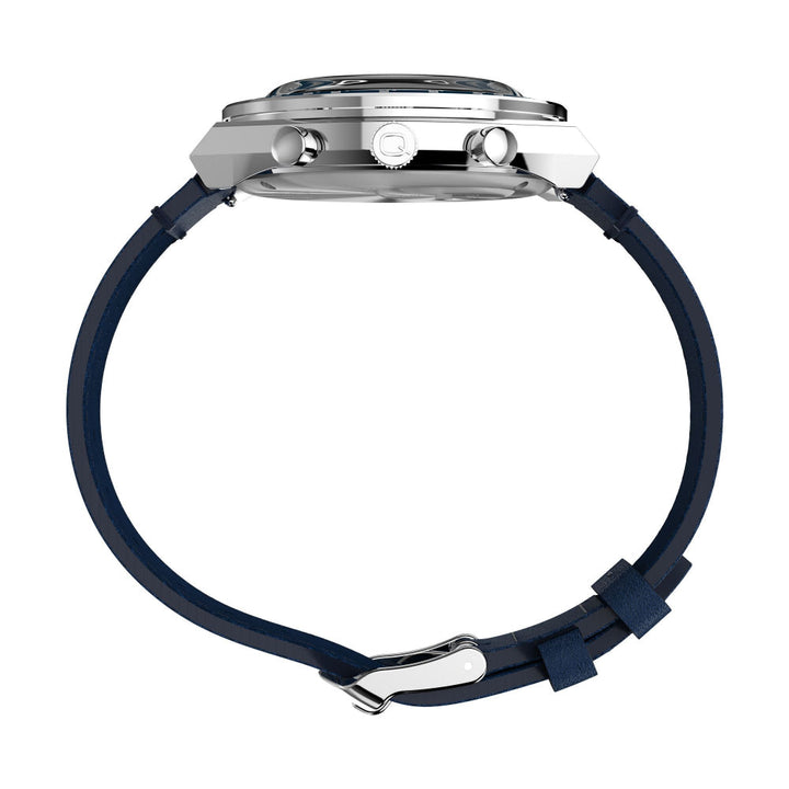 Timex Q Timex Men Blue Round Dial Analog Watch - TW2W51700UJ