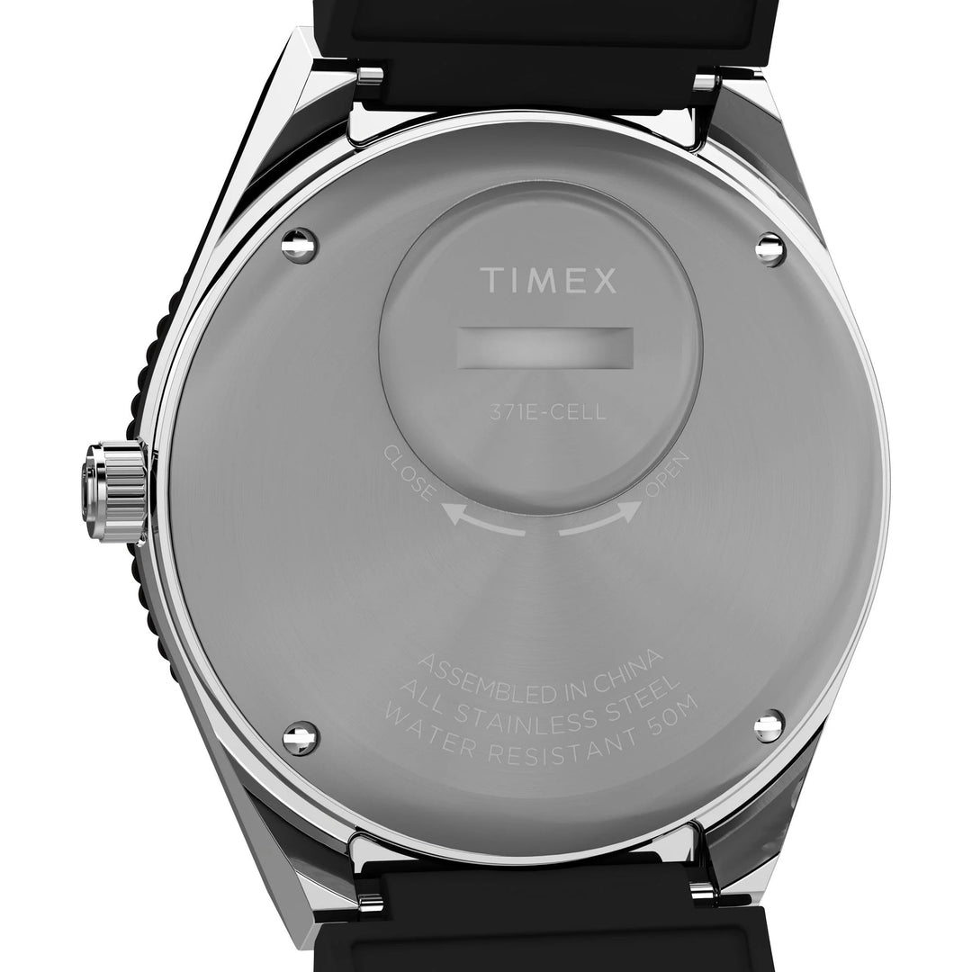 TIMEX Q TIMEX Men Black Round Dial Analog Watch - TW2W57500UJ