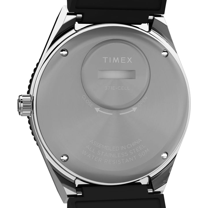TIMEX Q TIMEX Men Black Round Dial Analog Watch - TW2W57500UJ